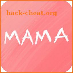 MAMA pregnancy support, new mums, expecting app icon