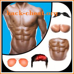 Man Abs Editor: Men Six pack, Eight pack man style icon