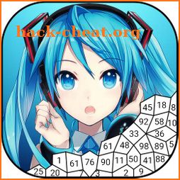 Manga Anime Paint By Numbers Puzzle icon