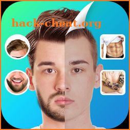 Manly Photo Editor - Hairstyles, Abs, Tattoo icon