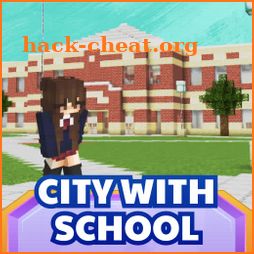 Maps for Minecraft City with School icon