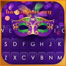 Mardi Gras Keyboard Background icon