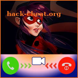 Marinette Fake Video Call: ladybug Video & Message icon