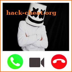 Marshmallow Call - Fake video call with Marshmello icon