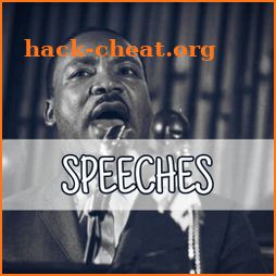 Martin Luther King speeches icon