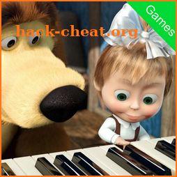 Masha and Bear : Piano Magic Tiles Game For Kids icon