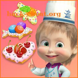 Masha and the Bear Child Games: Cooking Cookie icon