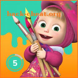 Masha and the Bear Colorings icon