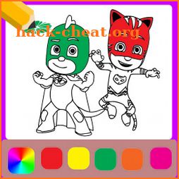 Mask Coloring PJ Book icon