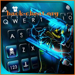 Masked Battle Ninja Keyboard Background icon