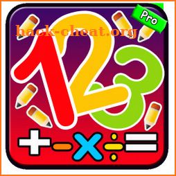 Maths learning games for kids Pro icon