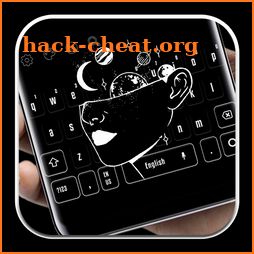 Matte Black Galaxy Keyboard icon