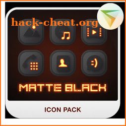 MATTE BLACK Icon Pack icon