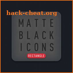 Matte Black Icon Pack icon