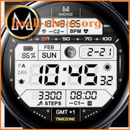 MD112: Digital watch face icon