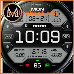 MD167: Digital watch face icon