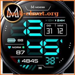 MD238 - Digital watch face icon