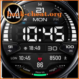 MD244: Digital watch face icon