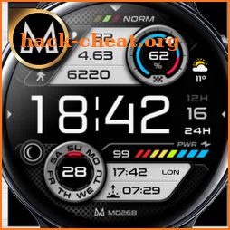 MD268: Digital watch face icon