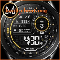 MD297B: Digital watch face icon