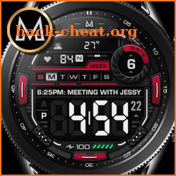 MD298B: Digital watch face icon