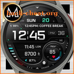 MD303 Digital watch face icon