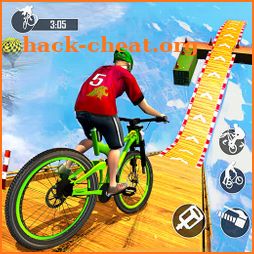 Mega Ramp BMX Racing Impossible Stunts icon