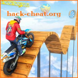 Mega Ramp Impossible Bike Crash Stunts Racing Sim icon