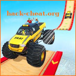 Mega Ramp Monster Truck Taxi Transport Games icon