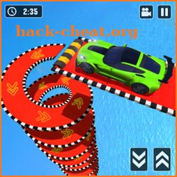 Mega Ramp Spiral Car Stunt Racing Games icon