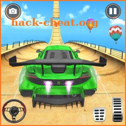 Mega Ramp Superhero car racing game: GT car stunts icon