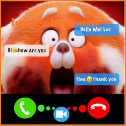 Mei Lee: turning red Fake Call icon
