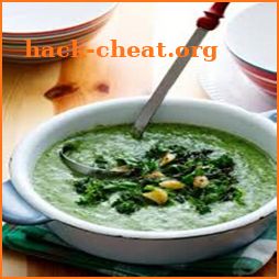Memasak Vegan kale and spinach soup icon