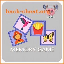 Memory game Find the same cards icon