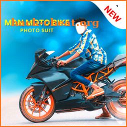Men Bike Rider Photo Editor - Man Photo Suit icon