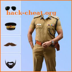 Men Police Uniform Editor icon