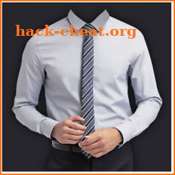 Men Shirt With Tie Suit Photo Editor icon