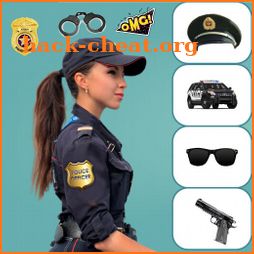Men Woman Police Suit Editor icon
