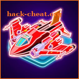 Merge Planes Neon Game Idle icon