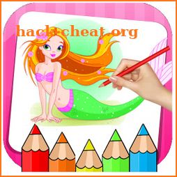 Mermaid Coloring Book & Drawing Book icon