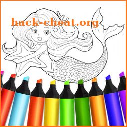 Mermaid Coloring:Kids Coloring icon
