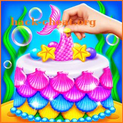 Mermaid Glitter 🌈 Cake Maker Chef icon