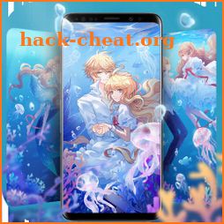 Mermaid Love Live Wallpaper & Launcher Themes icon