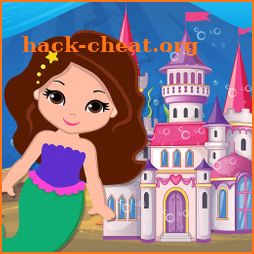 Mermaid Princess Castle: Royal House Cleaning icon