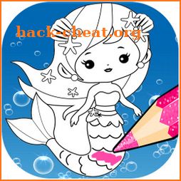 Mermaid Princess Coloring Book icon