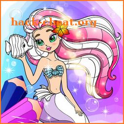 Mermaids Coloring Pages icon