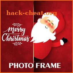 Merry Christmas photo frame 2021 icon