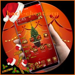 Merry Christmas Shiny Gift Tree Gravity Theme icon