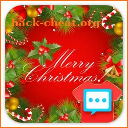 Merry Christmas skin 2018 for Handcent Next SMS icon