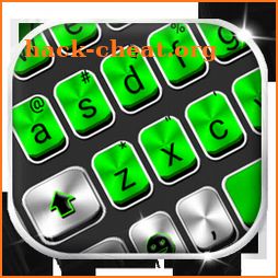 Metal Green Tech Keyboard Theme icon